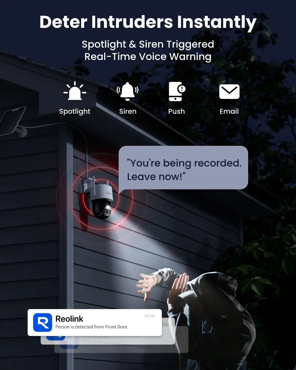 4K Dual Lens 4G LTE Outdoor Security Camera with Solar Power, Auto Tracking, and Color Night Vision