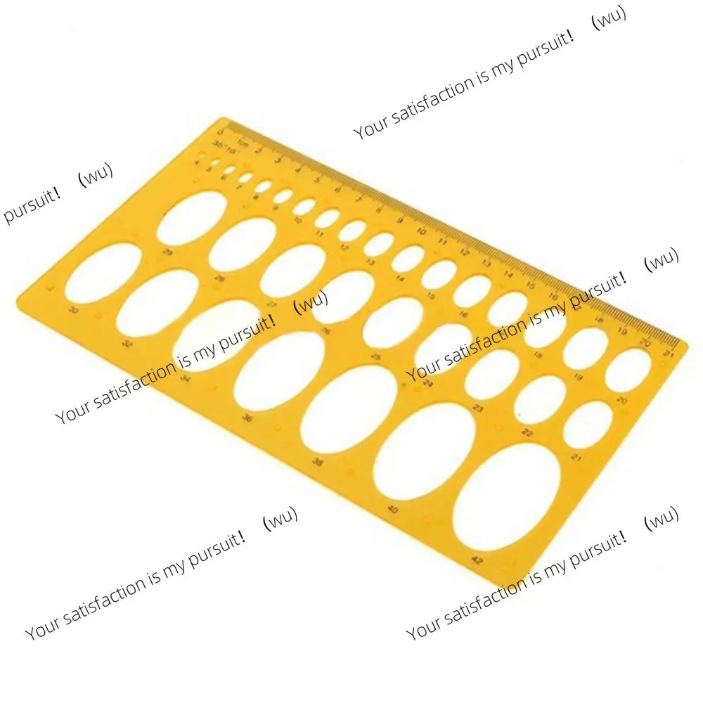 Ellipse drawing template for children and students, DIY drawing rules, drawing rules tool, 21cm/25cm