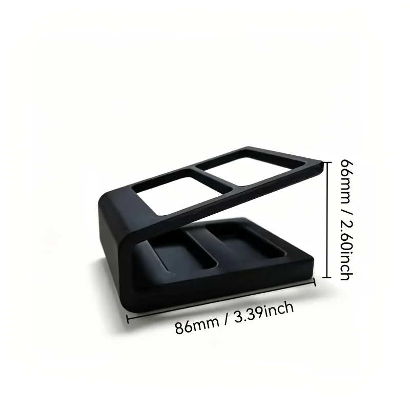 Double compartment remote control storage rack, creative desktop organizing stand, used for TV/air conditioning remote control