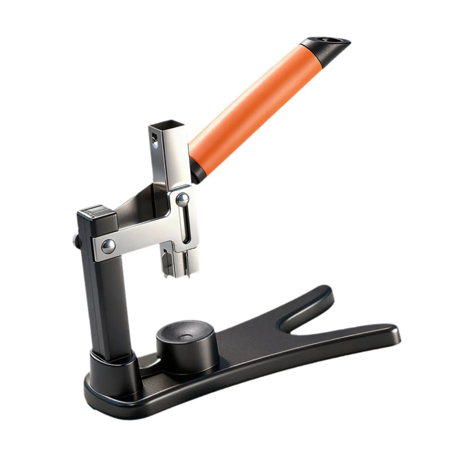 Black Chestnut Opener Non Slip Handle Stainless Steel Nutcracker Innovative