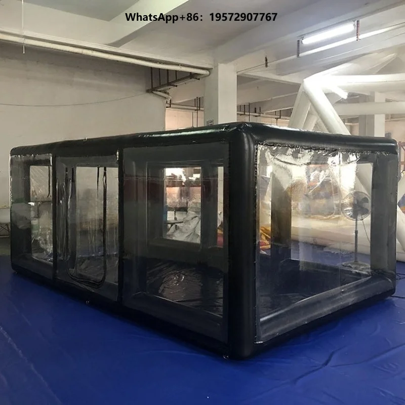 New Design Luxury Inflatable Tents Dust-proof Car Cover Portable Transparent Tent for Sales