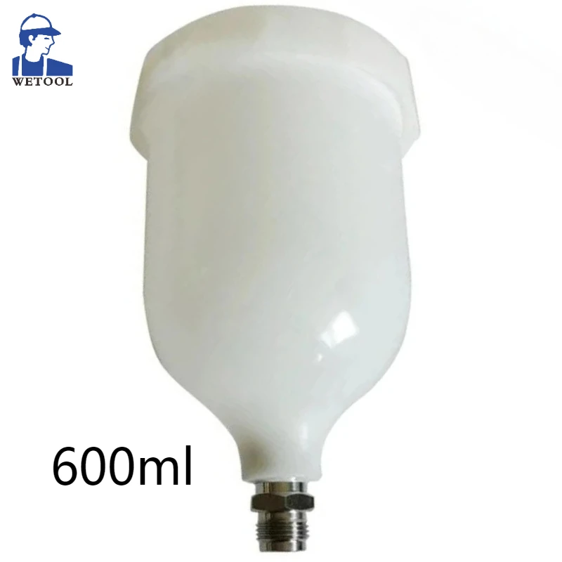 for Dev Llbis Spray Gun Pot Car Paint Gun Paint Can Upper Pot 600ml Plastic Cup