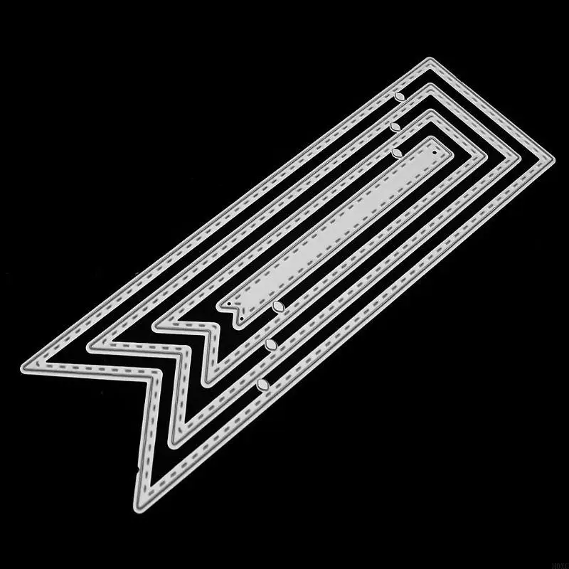 H0xc Ribbon Metal Colar Dies Dies Stencil Scrapbooking Famp Paper Card Emboss