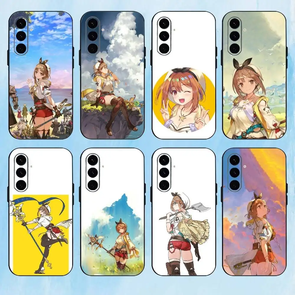 

G-Game A-AtelierS R-Ryza Phone Case For Samsung Galaxy A73,A72,A71,A70,A53,A52,A51,Others Soft Black Cover