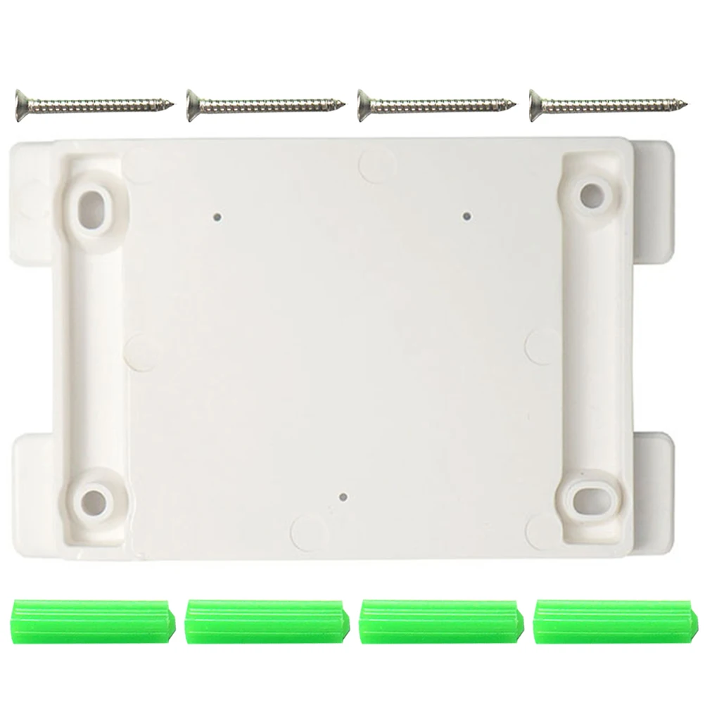 

Wall Hanging Board CD Player 1 Set White Screws Lightweight Compact Universal Mounting Part Easy Install Storage DVD VCD
