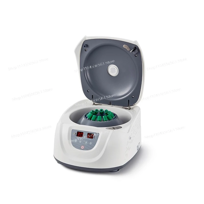 

Клиническая центрифуга Низкоскоростная центрифуга 15 мл/50 мл * 6 пробирок 300-4500 об/мин DM0412 (A6-50P) Бесщеточный двигатель постоянного тока CE Mark ЖК-дисплей