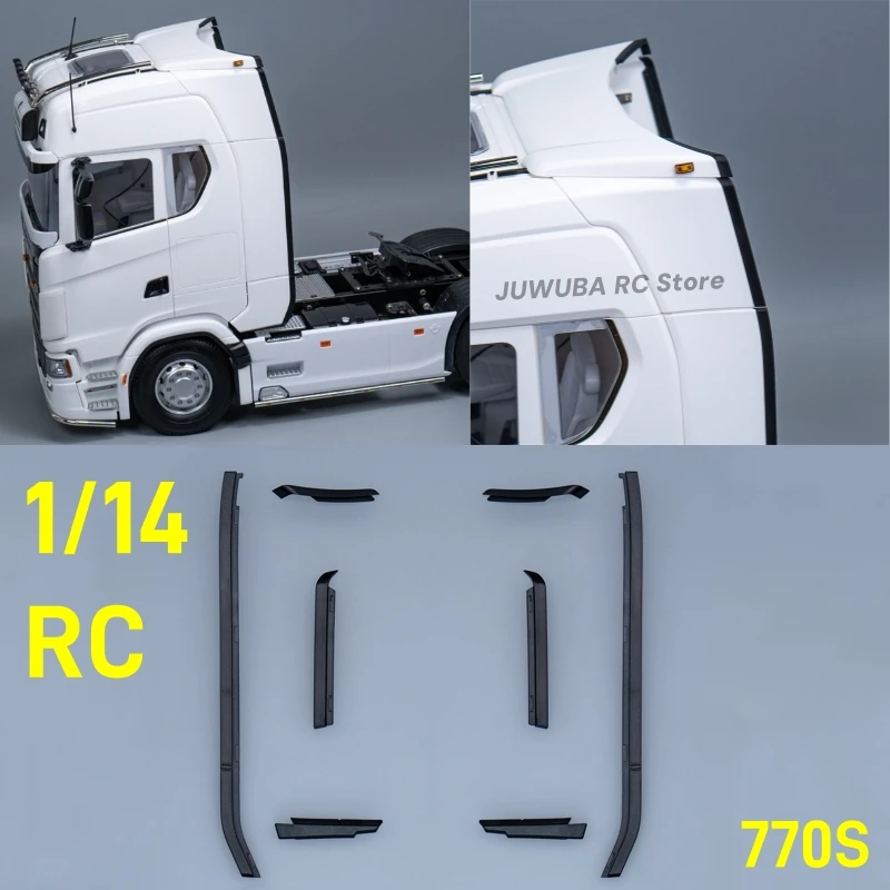 770S RC Toy Truck 1/14 Cab Protection Strip For Tamiya 1/14 RC Toy Tractor Truck Parts For SCANIA 770S 4x2 6x4 8x4 Accessories