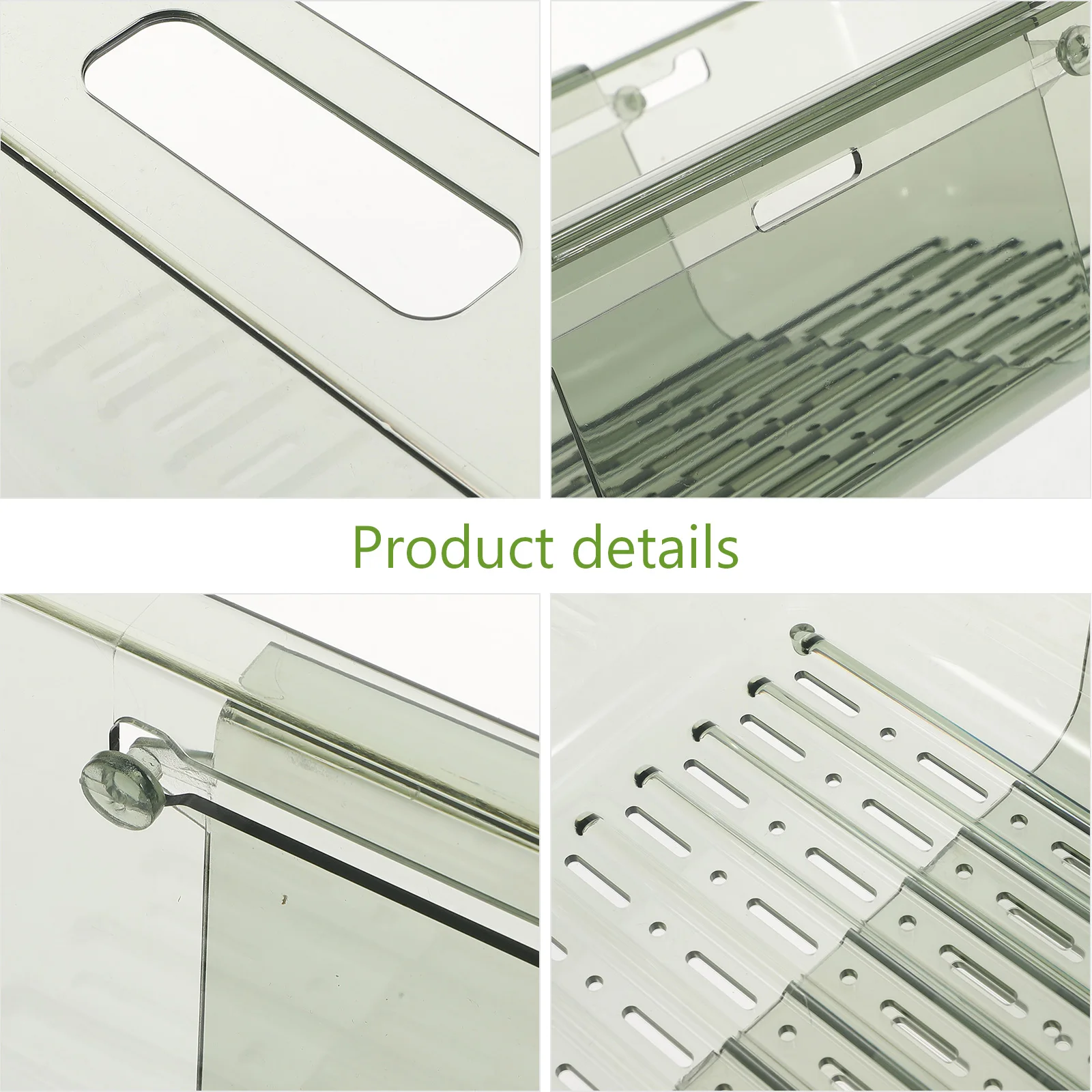 

Adjustable Retractable Drain Basket Storage Rack Cutlery Drying Collapsible Basket Over Sink Dish Drying Rack Strainers For
