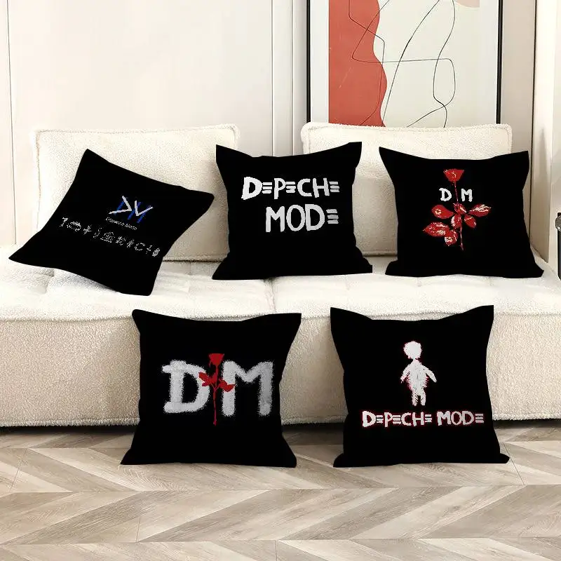 Band Electronic DEPECHE MODE Cushion Cover Polyester Sofa Cushions Decorative Throw Pillows Home Decoration Pillowcover