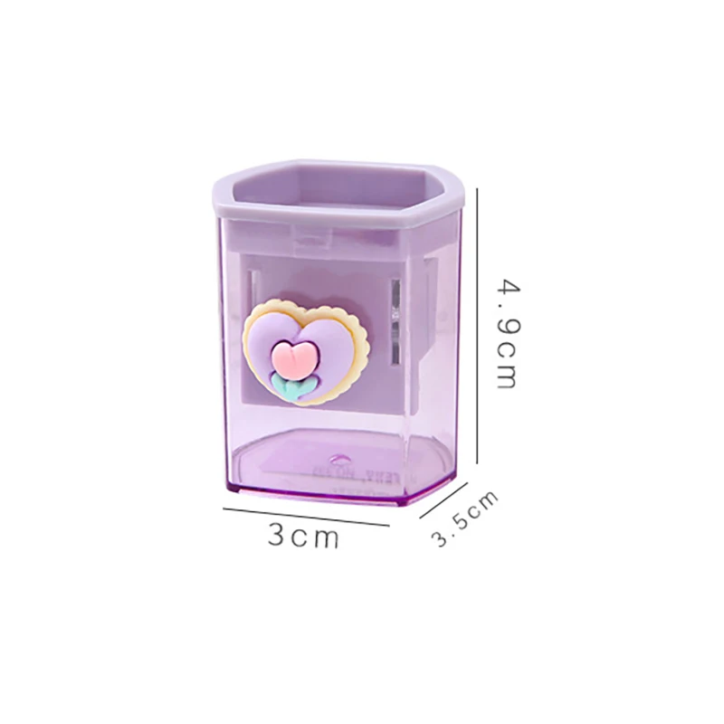 Cinnamoroll Kuromi Pencil Sharpener Anime Sanrio Hello Kitty Portable Pencil Sharpener Small Children Simple Primary Stationery