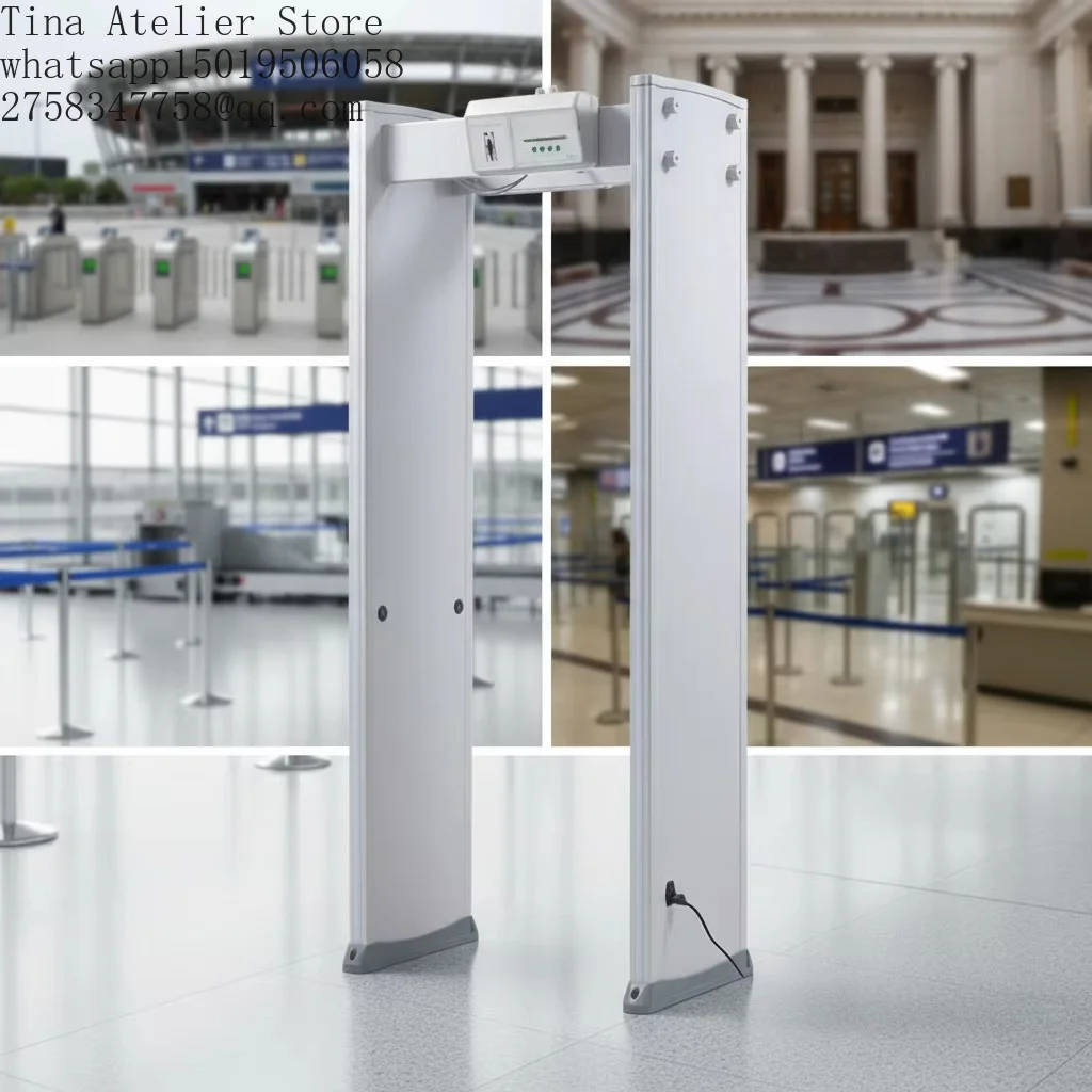 SST Walk Through Security Gate Metal Detector Adjustable Sensitivity Durable Design 6/18/33 Zones Optional Low Price 1~16 Bands