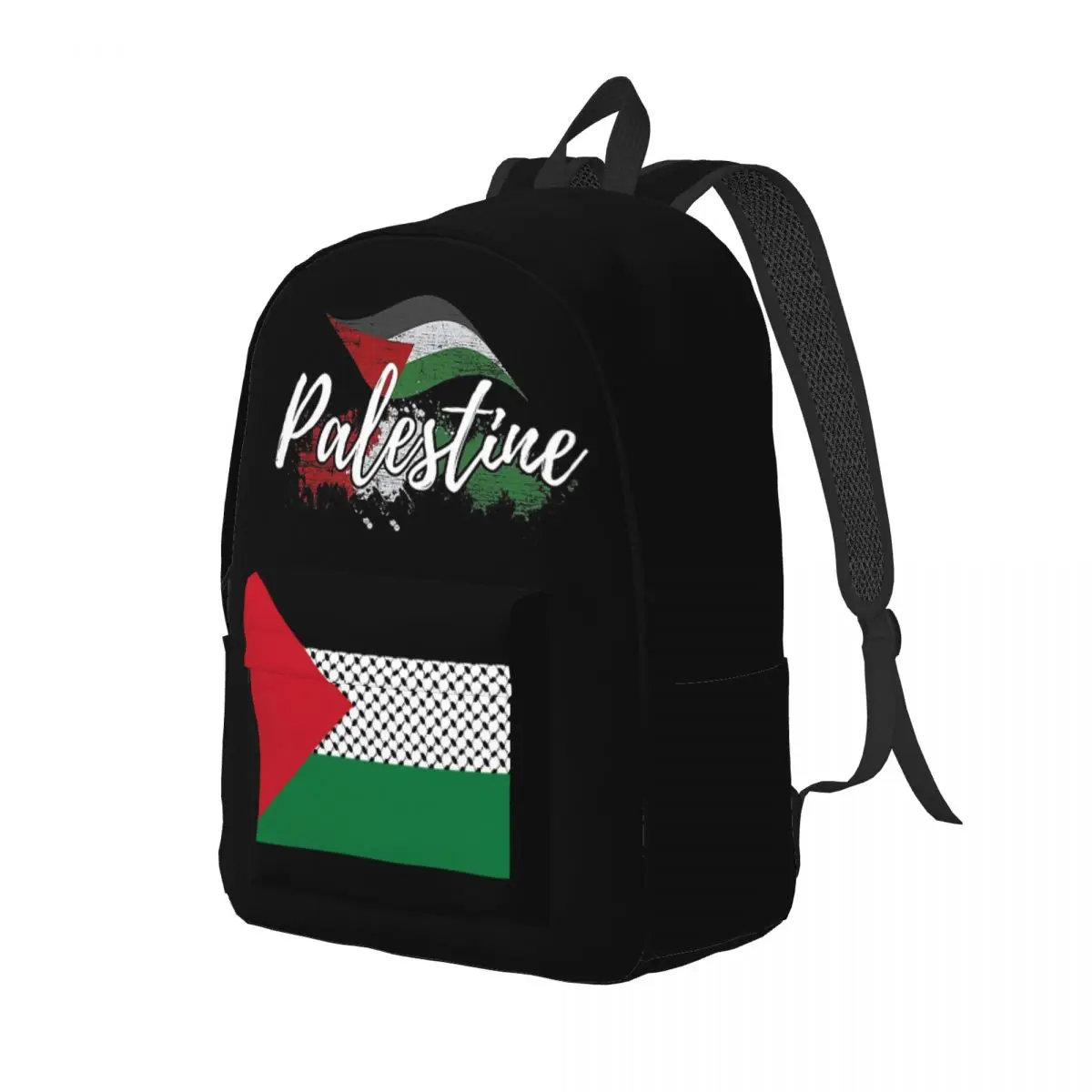 Palestine Flag Backpack for Men Women Fashion High School Business Daypack Laptop Shoulder Bag Durable