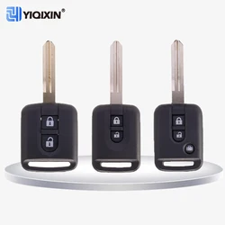 For Nissan Qashqai Navara Micra NV200 Patrol Y61 Micra 350Z Pathfinder Almera Note Primera Remote Car Key Shell Renault Maxity