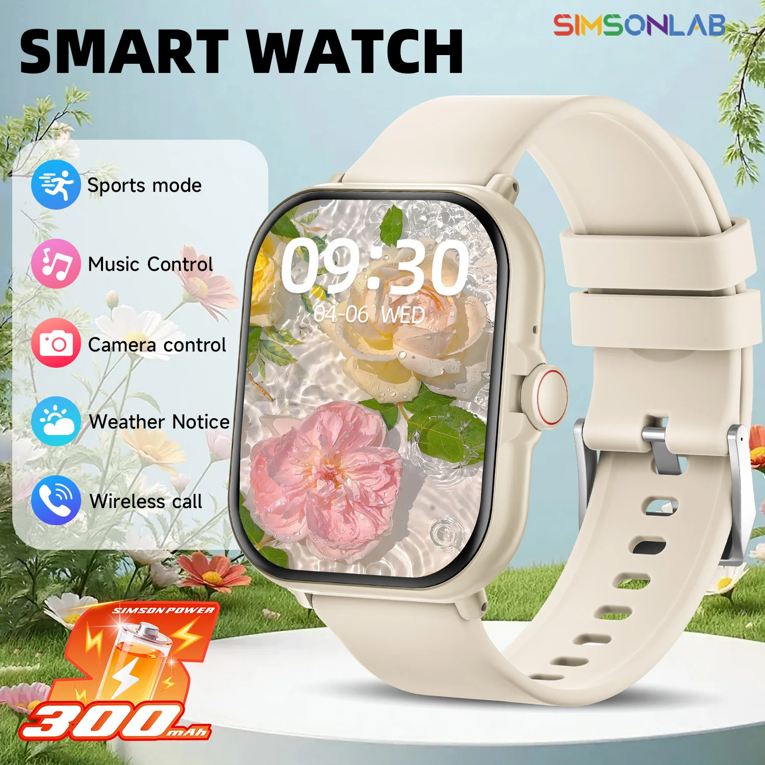 New Smartwatch Bluetooth Call Multi-Sport Modes Heart Rate for Men Women 2026 300mAh IP67 LifeWaterproof 1.83'' for Android IOS