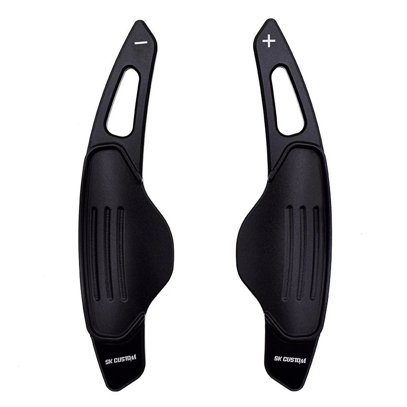 Aluminum Steering Wheel Shifter Extension Shift Paddles Interior Modifications For Landrover Rover Evoque Discovery Jaguar XF XE