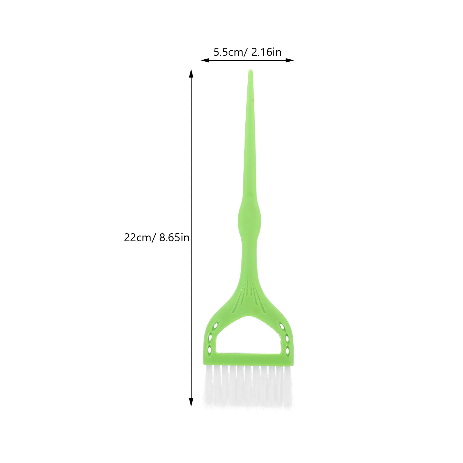 Hair Dye Brush Plastic Handle Professional Salon Applicator Efficient Hair Coloring Tinting DIY Tool Random Color