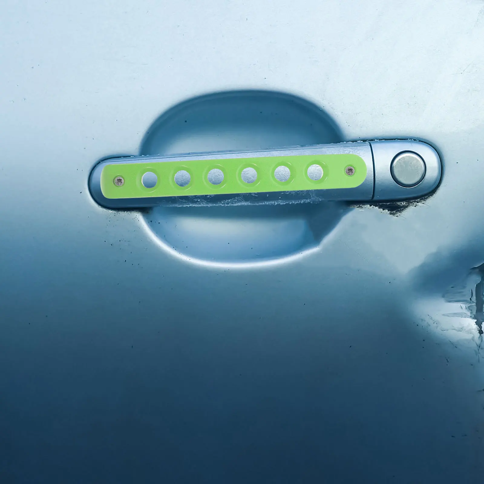 

5 шт., декоративная полоса для дверных ручек, модифицированные украшения для автомобиля, стильная прочная отделка для внешних аксессуаров автомобиля