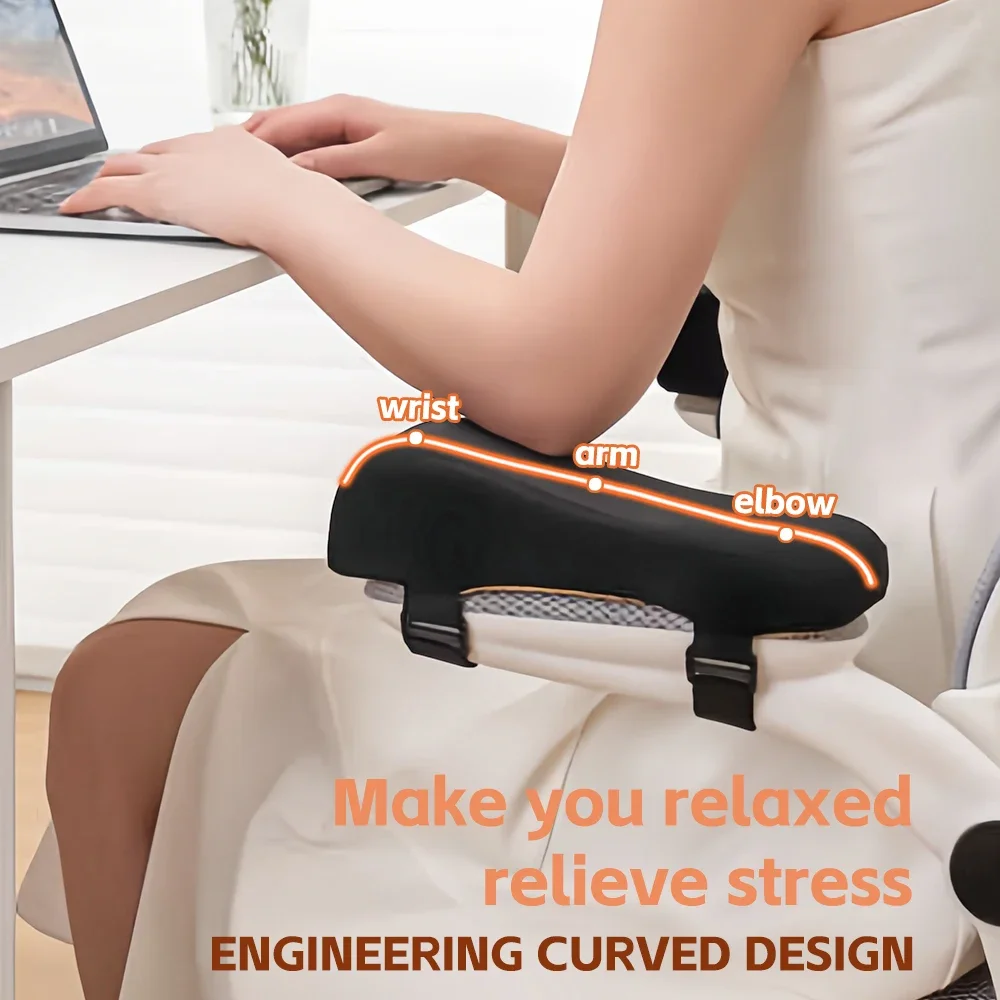1PC Foam Elbow Pillow Chair Armrest Pads Support Arm Rest for Office Chair Armrest Chair Cushion Pads Elbow Relief