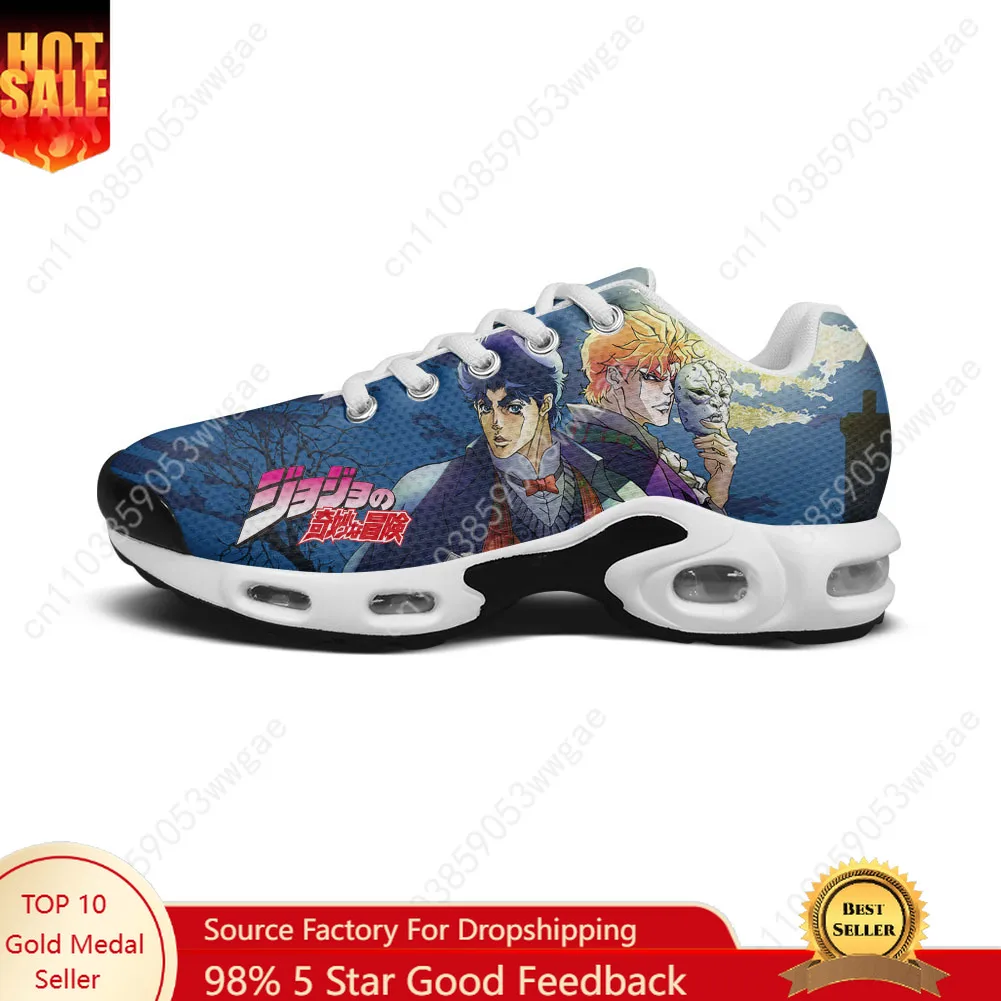Jojo Lightweight Sport Shoe Air Cushion Sneakers Mens Womens Teenagers High Quality Cartoon Custom Made Leisure Mesh Sneakers