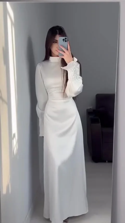 Long Dress Party Eid Muslim Abaya Women Tight Waist Dresses Jalabiya Morocco Dubai Abayas Islam Ramadan Vestidos Arab Robe