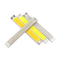 10pcs 60x8mm 2V 3V LED COB Light 3.7V Chip On Board Light Bar Warm Cold White Blue Red Color 1W 3W LED Lighting Work Lamp DIY