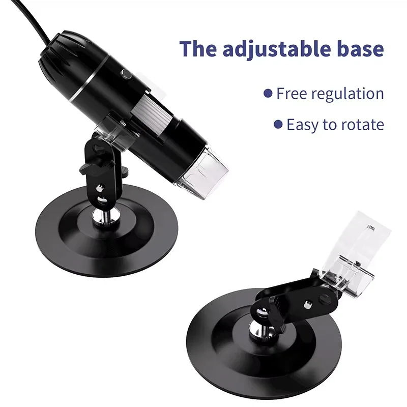 مجهر أحادي العين محمول لنظام Android وPC 1600X HD 1080P مجهر رقمي لإصلاح PCB
