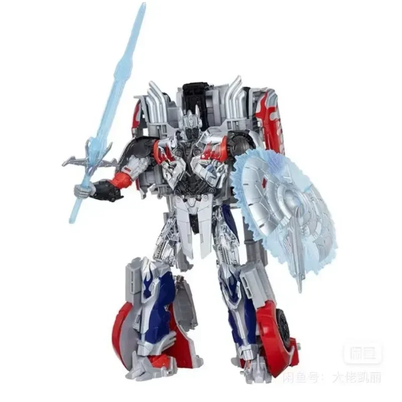 New Transformers Studio Series Toy Transformer Robot Model Optimus Prime Silver Knight Hobby Collection Holiday Gift