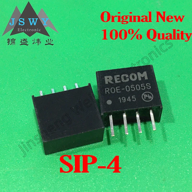 1~10PCS ROE-0505S ROE0505S Brand New Original DC/DC Isolated Power Module Direct Plug SIP4 1W Brand New Good Quality