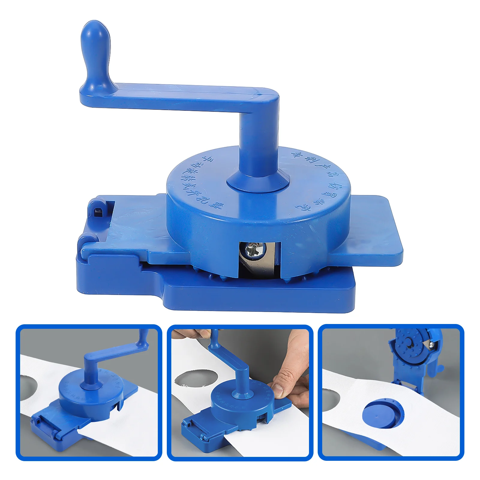 Hose Pipe Curtain Punching Machine Manual Hole Tool Practical Opener Puncher Household Supply Blue Punchers