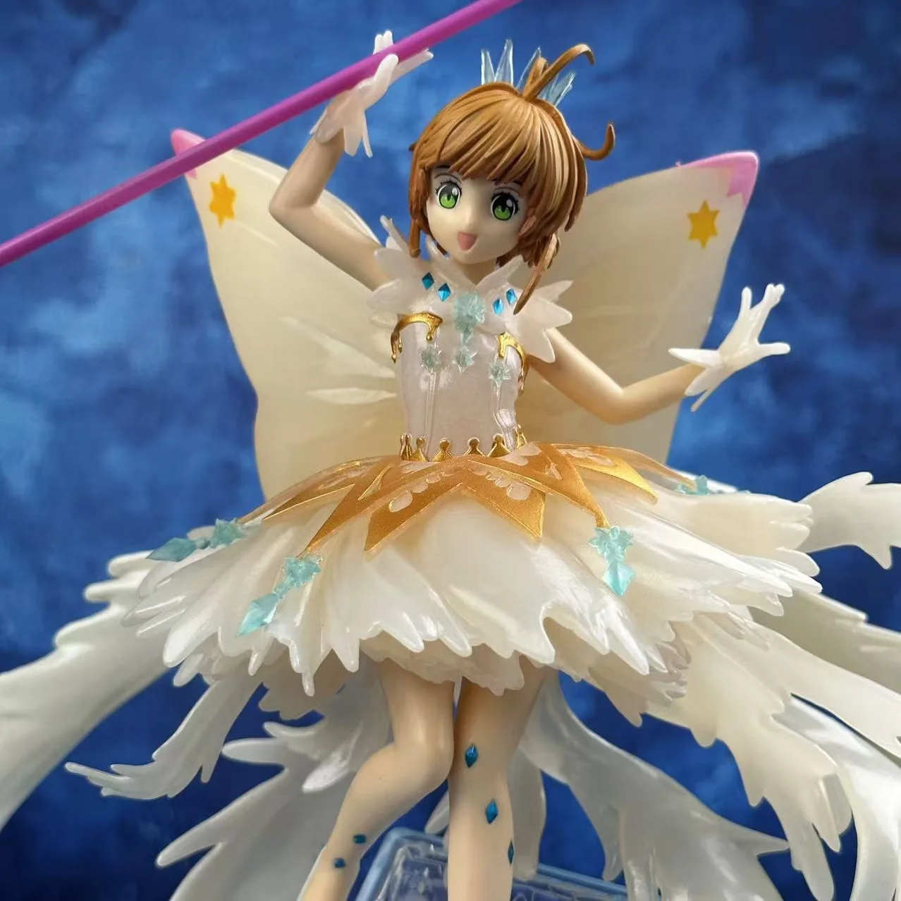 

32CM Cardcaptor Sakura Anime Figure Clear Card Sakura Kinomoto Sakura 1/7 Pvc Action Figure Model Toys