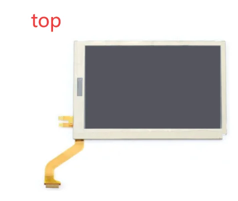 เปลี่ยนด้านบน/ด้านล่างลงหน้าจอ LCD สำหรับ Nintendo 3DS LCD พร้อม/ไม่มี Touch Screen Digitizer กระจกแผงสัมผัส