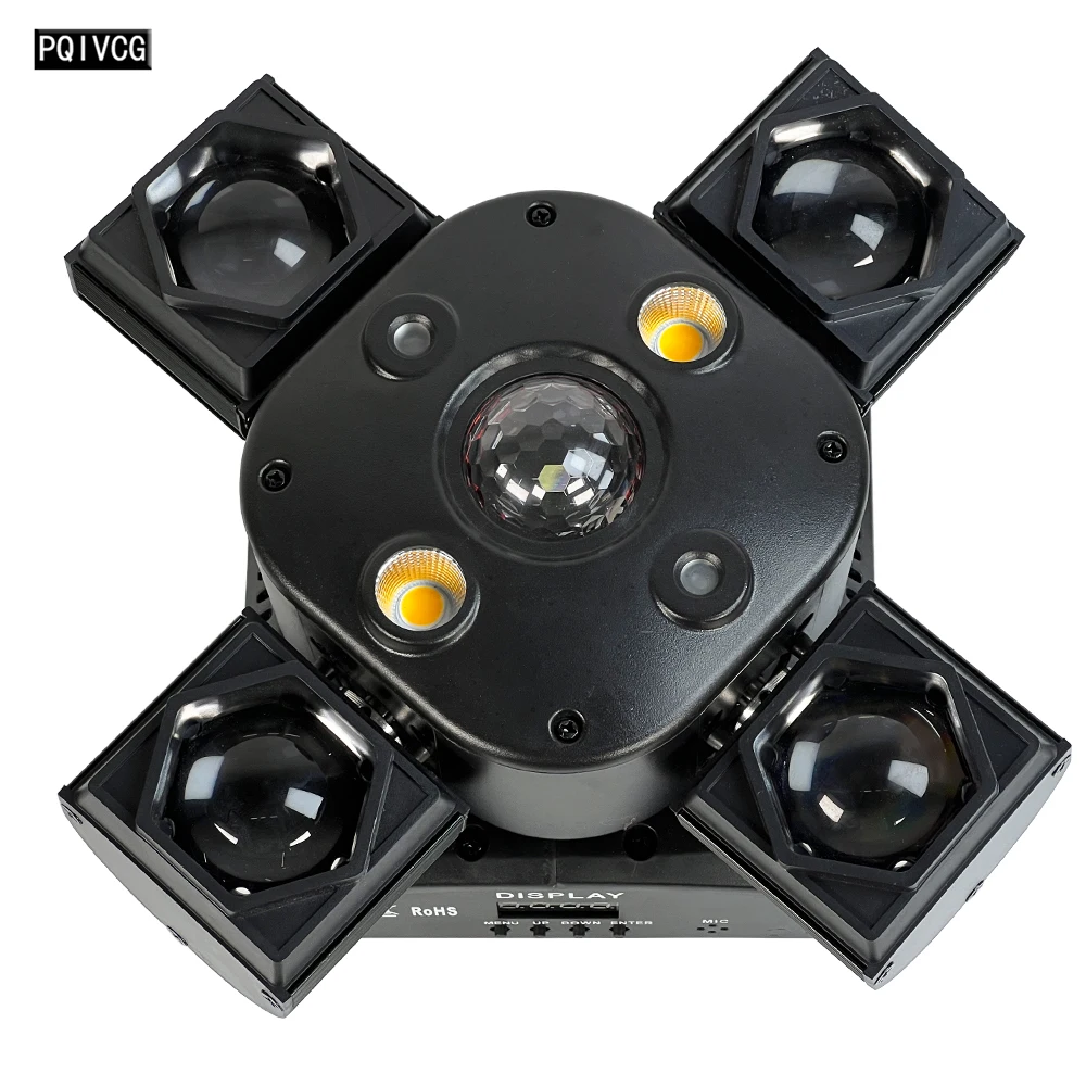 4x10W 4 Head Moving Head Beam Light Magic ball+Beam+Laser+Strobe 4in1 Effect lights DMX512 Stage Lighting