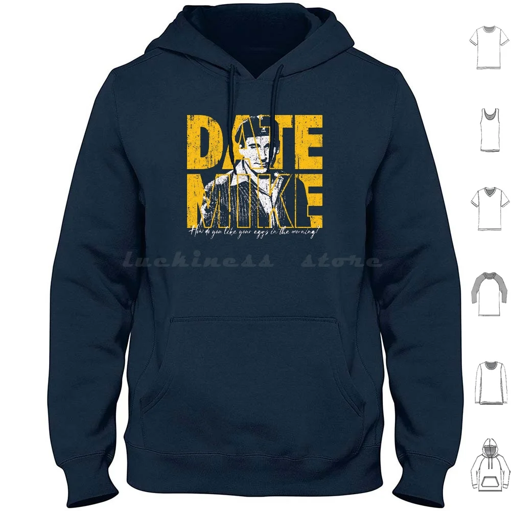 Date Mike Hoodies Long Sleeve The Office Office Dwight Schrute Jim Halpert Pam Beesly Steve Carell Michael