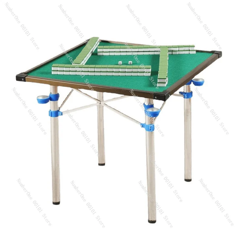Portable Folding Mahjong Table Outdoor Camping Travel Mini Mahjong Desk Compact Household Small Game Table for Dormitory Picnic