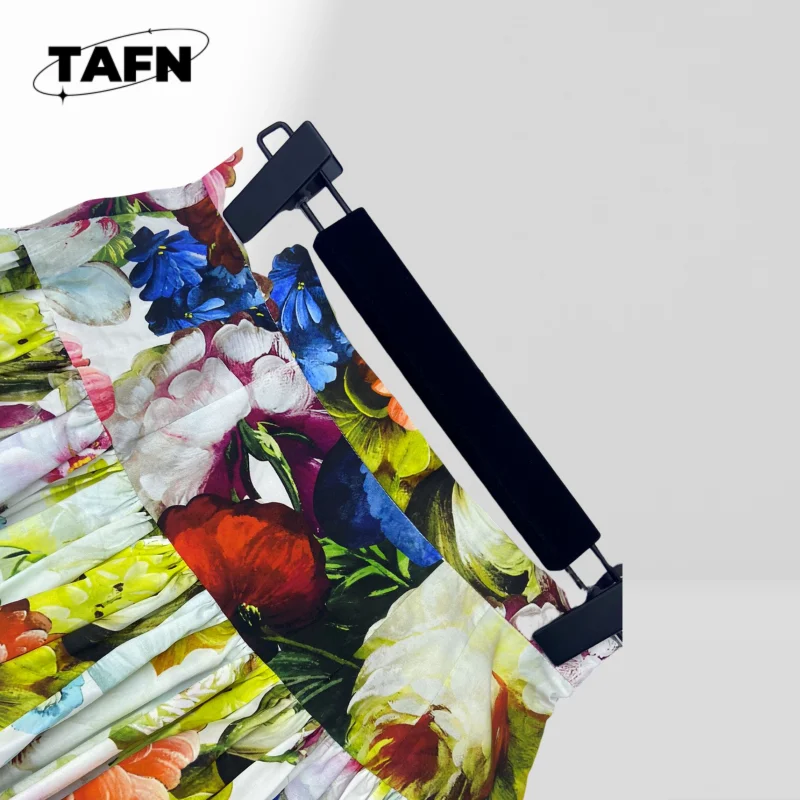 Jupe en tissu doux pour femmes, jupe trapèze décontractée, taille haute, Chic, Mini jupe décontractée pour femmes, Design esthétique élevéAH0242