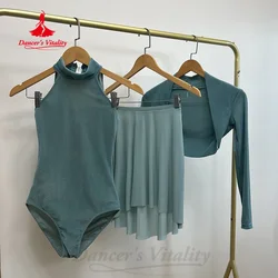 Ballet Practice Clothes Women's Autumn/Winter Premium Velvet Jumpsuit Girls Yoga Gymnastics Dancing Professional Training Top