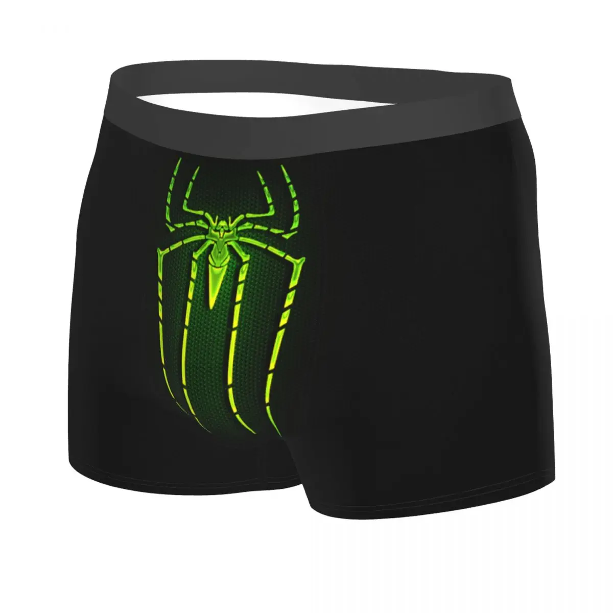 Custom Male Novelty Classic Animal Spider Underwear Boxer Briefs Stretch Shorts Panties Underpants