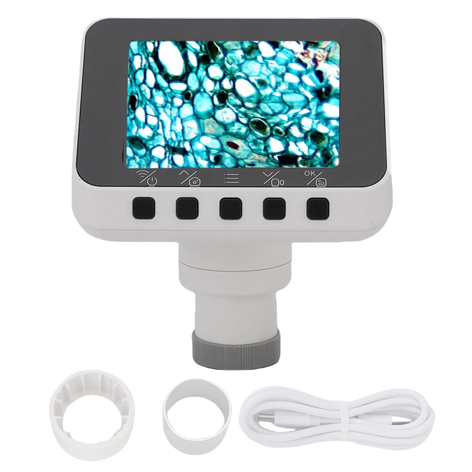 WiFi Telescope Camera Eyepiece 2.8in Display Adjustable Angle 1080P Video Recording WiFi Electronic Eyepiece for Bird Watching