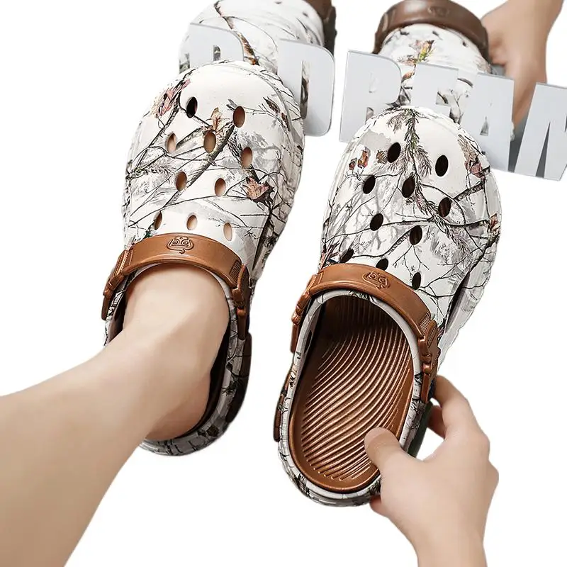 Sommer-Herrensandalen, neue Haus- und Gartenschuhe, bequeme und leichte Herren-Hausschuhe, rutschfeste Strandsandalen mit weicher Sohle, Größe 36–48