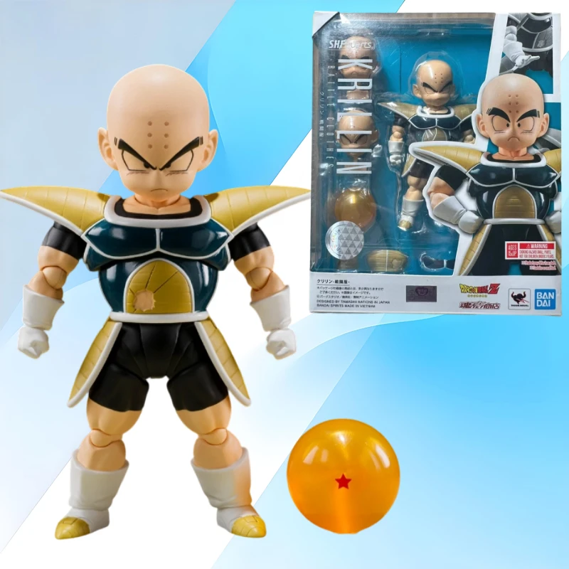 

Оригинальная коллекционная фигурка BANDAI S.H.Figuarts DRAGON BALL Z: Крилин в боевом костюме, в наличии, модель для коллекционирования, игрушка