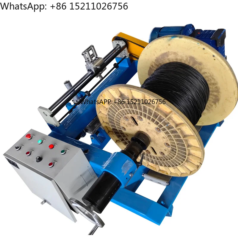 High Quality GS800 Hand/Pneumatic Torque Motor Wire Spooler Winding Take Machine High Capacity 800kg Blue 110x120x130cm 300r/min
