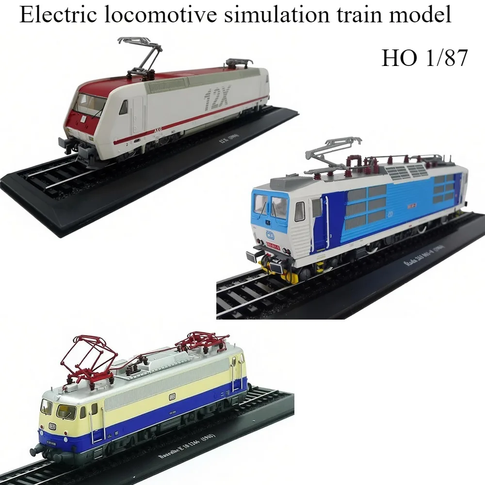 

HO Scale 1/87 Model Train Vintage Electric Locomotive #21 #22 #25 Static Model Collectible Display Item Boys' Toy Gift