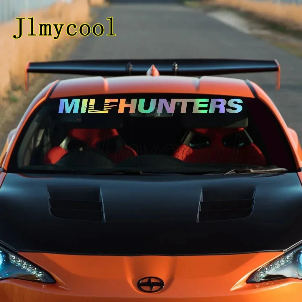 

Креативные графические наклейки Milfhunters, виниловые наклейки на лобовое стекло автомобиля, декоративные наклейки для гоночных и спортивных автомобилей, аксессуары для автотюнинга