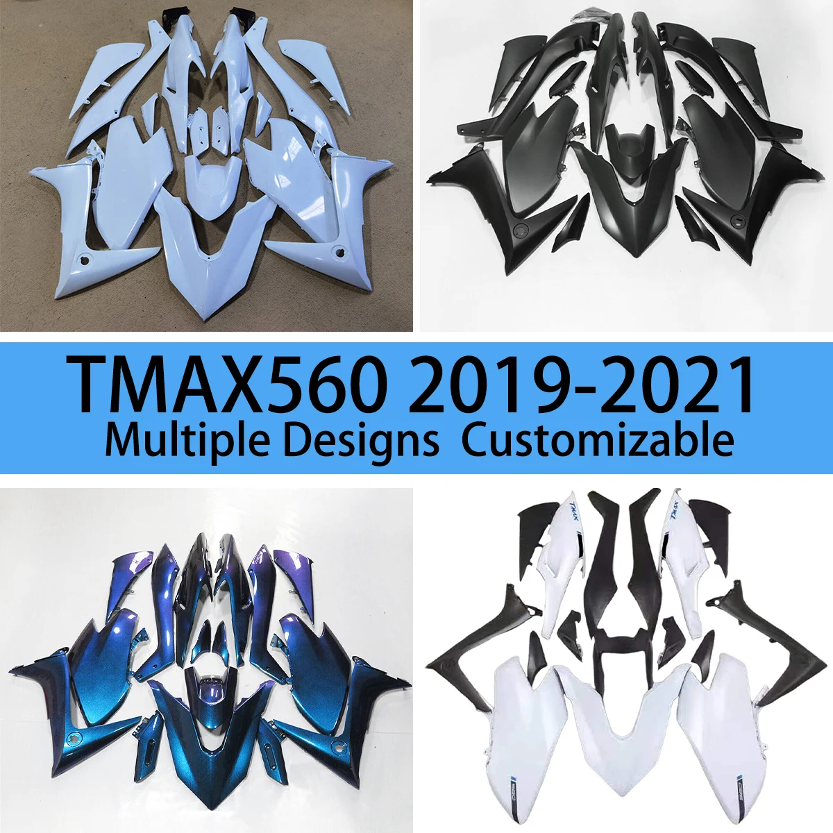 Injection Fairing Set TMAX560 2019 2020 2021 Complete Body Plastic Kit Covers Fairings for YAMAHA T-MAX560 TMAX 560 19 20 21