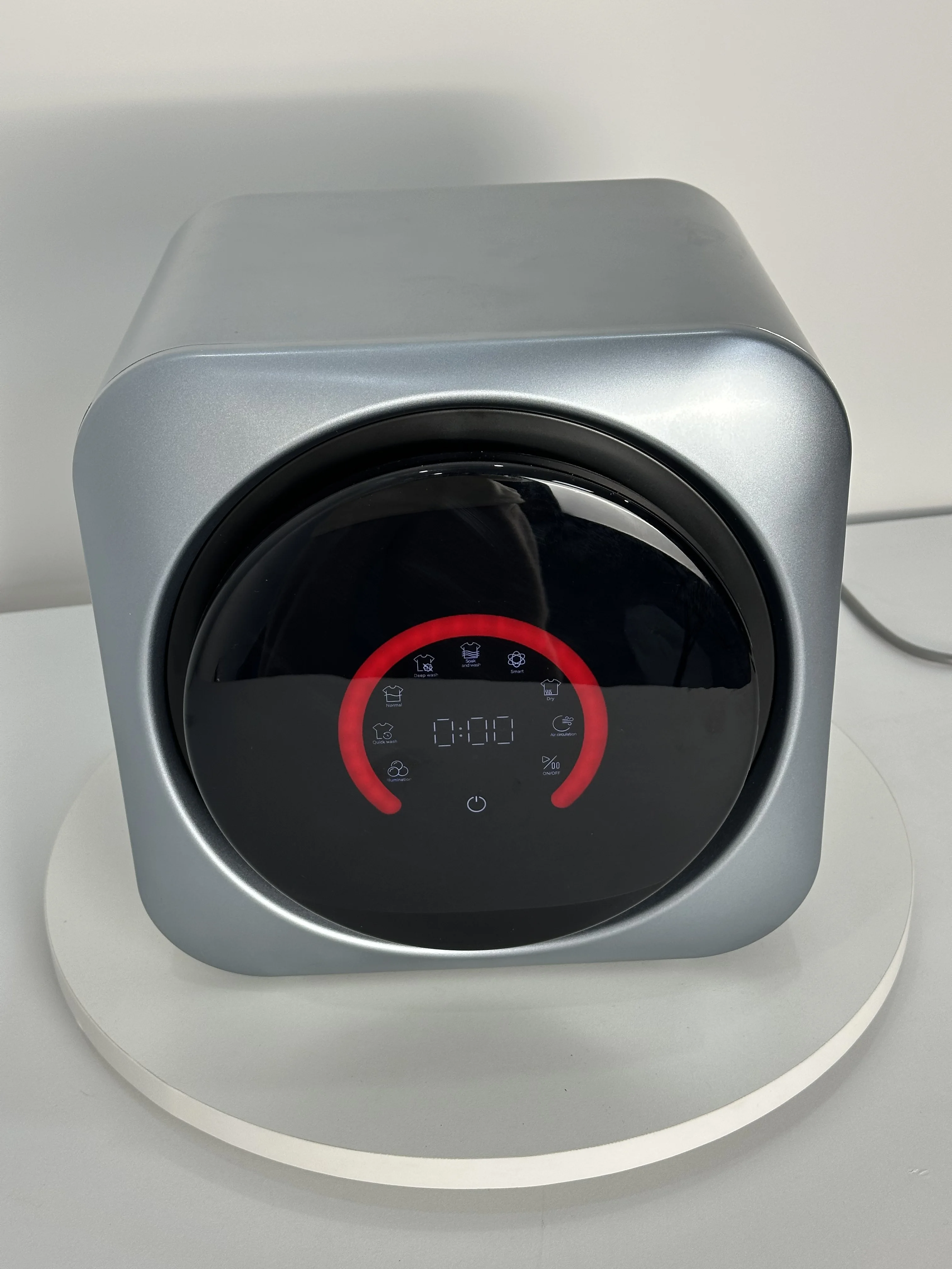 2026 Space-Saving Auto Water Inlet & Outlet Single-Barrel Separate Wash Washable & Dryable Washer for Balcony