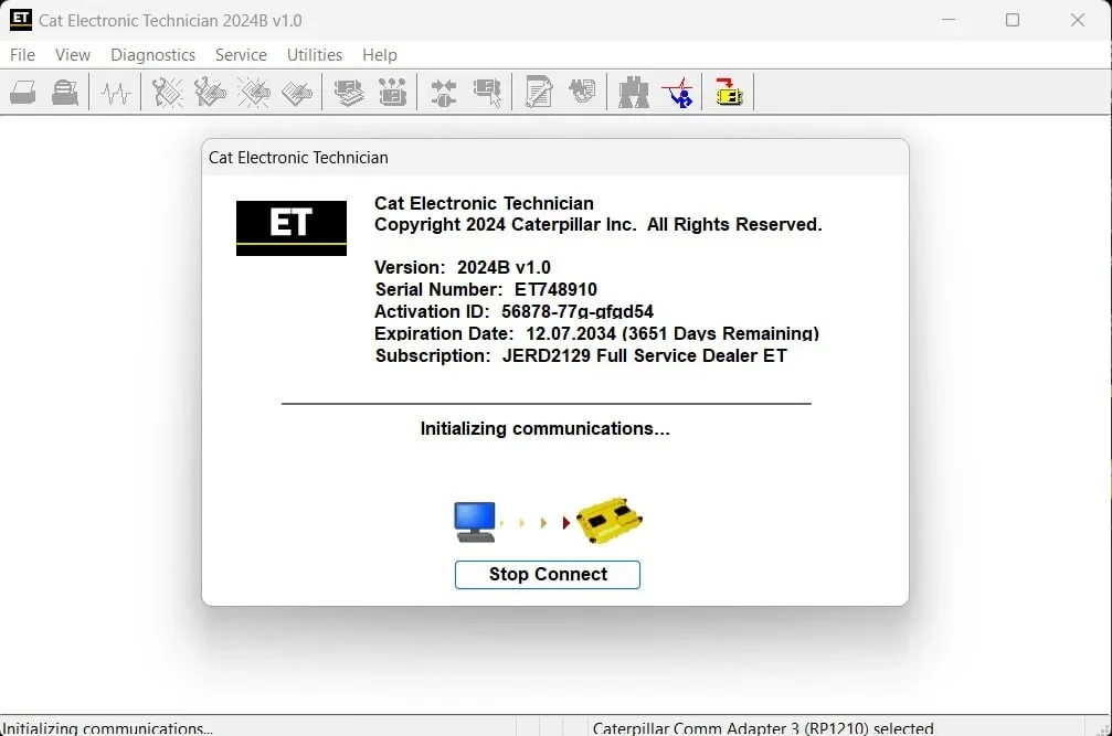 Cat ET 2019B+Perkins EST 2019B+IHI SHIBAURA Electronic Service Tool 2019B+OLYMPIAN 2019B+4 In 1 keygen