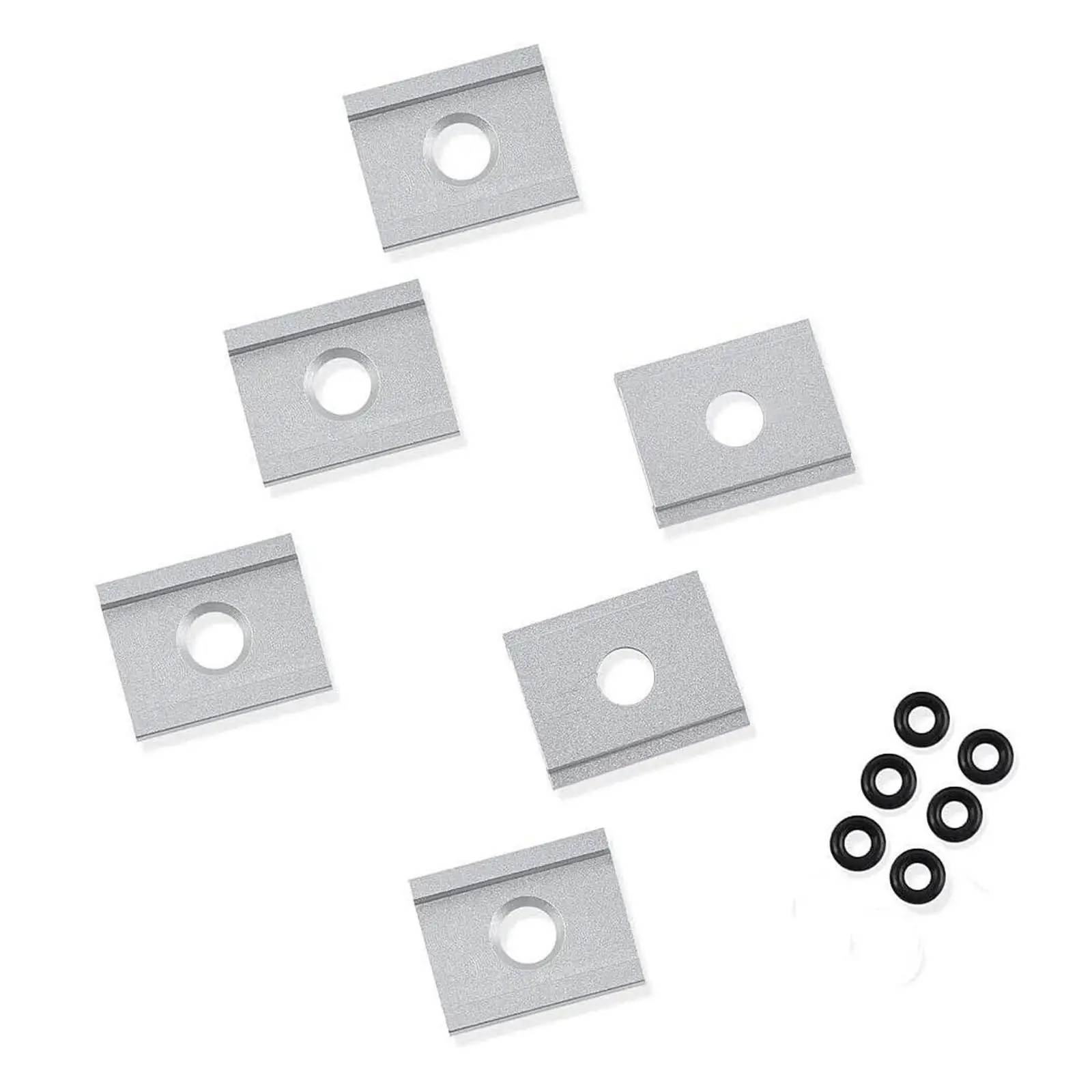 6 قطعة محولات كاياك ملحقات كاياك معدات سهلة التركيب لوحات محول متعددة الوظائف لاستبدال قوارب الكاياك #4