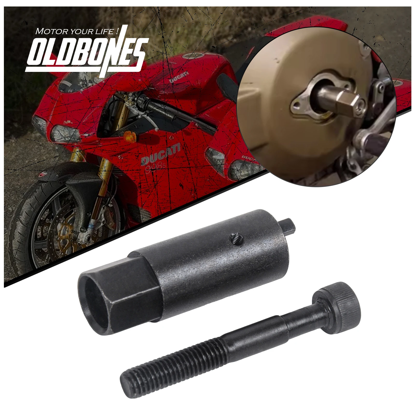 Crank Shaft Turning Tool Motorcycle Tools For Ducati 1098 1198 1199 1299 848 Hypermotar 1990-2020 Engine