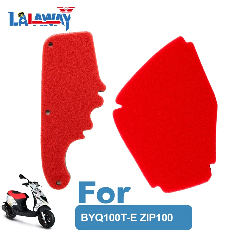 Scooter Motorcycle Air Filter Motor Bike Intake Cleaner For Piaggio  Byq100t-e Zip100 , Air Filter Filter Sponge