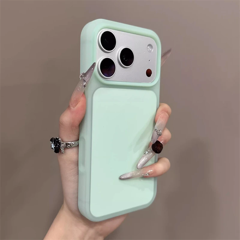 Original Flüssigsilikon Candy Jelly Farbige Matte Weiche Hülle für iPhone 18 Pro 17 16 15 Pro Max Stoßfeste Bumper-Schutzhülle – Detail 19